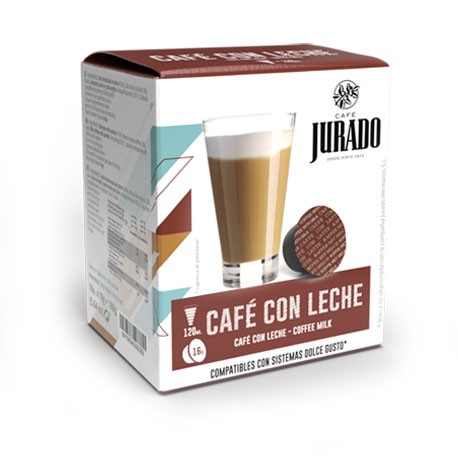 Café con leche 10 cápsulas compatibles con Dolce Gusto®