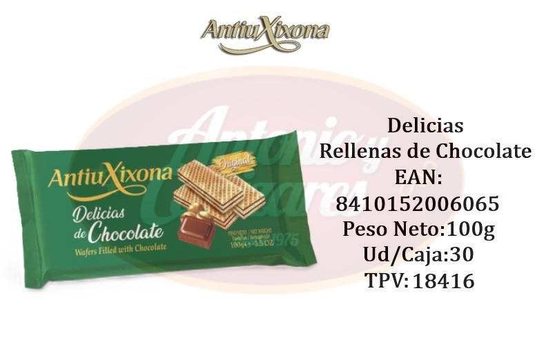 Delicias rellenas choco 100g Antiu Xixona_18416