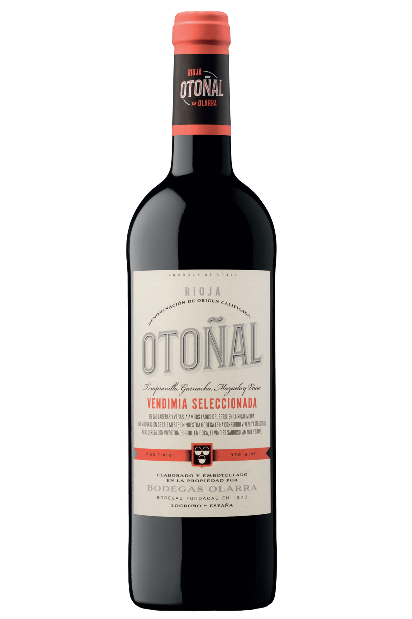 Otoñal Vendimia Seleccionada 75 cl - Añada 2023 - D.O. Rioja - Caja de ...