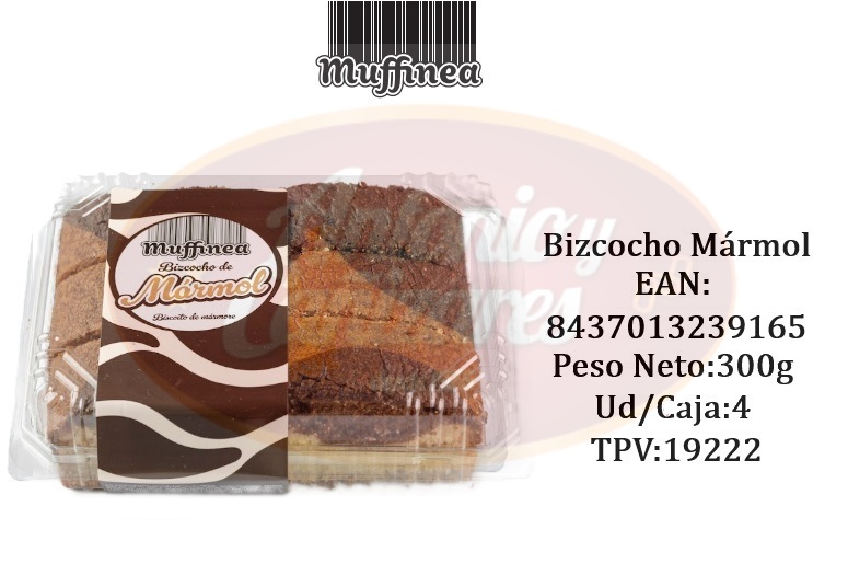 Bizcocho marmol 300g Muffinea_19222