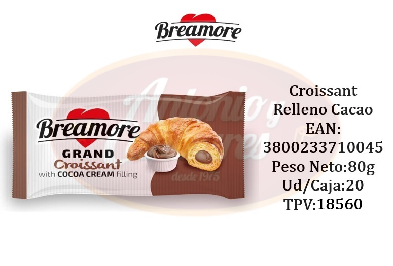 Croissant relleno 80gr Breamore_18560