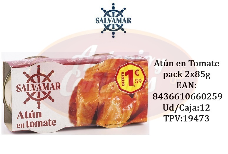 Atun en tomate pack2 Salvamar_19473