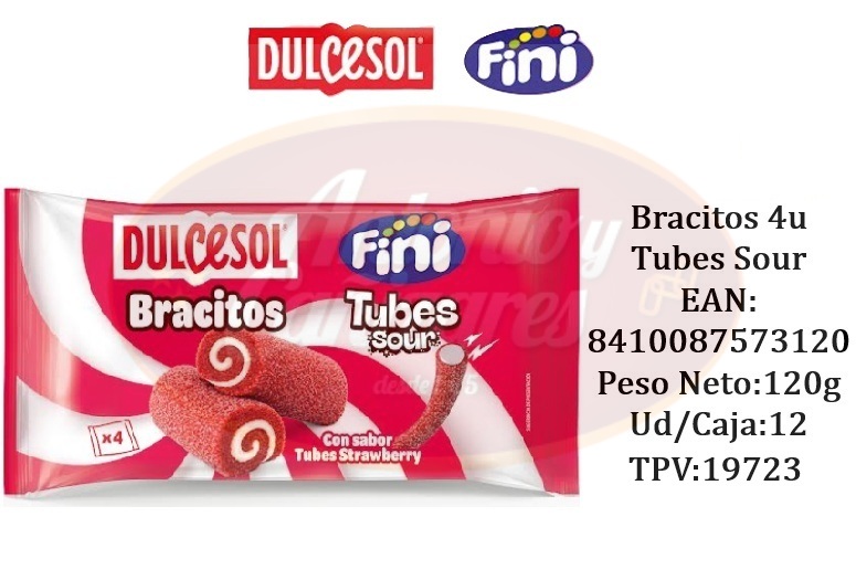 Bracitos Tubes 4u 120g Fini_19723