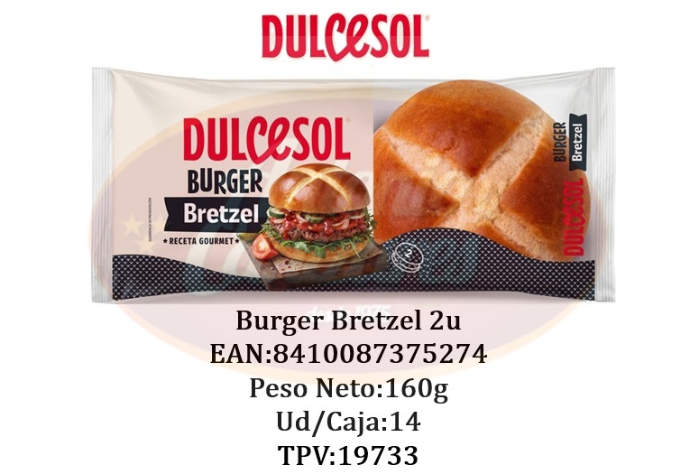 Burger Bretzel 2u 160g Dulcesol_19733