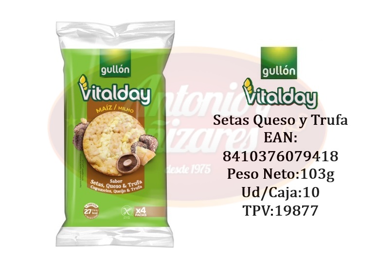 Vitalday Setas trufa 103g Gullon_19877